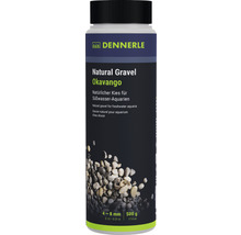 Dennerle Natural Gravel Okavango, natürlicher Kies für Süßwasseraquarien in einer 500 Gramm Packung mit einer Größe von 4 bis 8 Millimeter