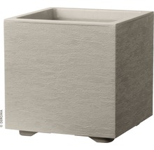 Quadratischer Pflanzkübel aus Kunststoff