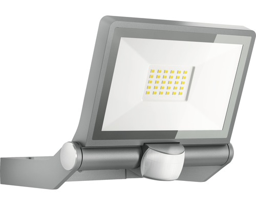 LED Leuchte Strahler/Spot/Fluter Steinel 18,6 W LED fest verbaut IP 44 anthrazit LED-Außenstrahler mit Bewegungsmelder für den Außenbereich