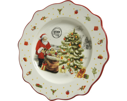 Teller mit Weihnachtsmotiv