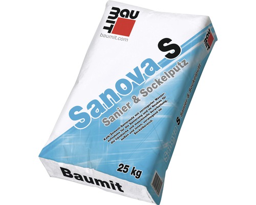 Sanier- und Sockelputz Baumit Sanova S 25 kg