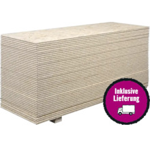 Stapel OSB-Platten mit Lieferservice