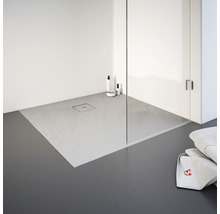 Extraflache Duschwanne Schulte Plan ExpressPlus EP216090 117 90x90x4 cm grau