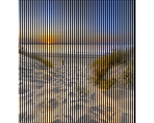 Akustikpaneel digital bedruckt Strand 1 19x2253x2400 mm Set = 4 Einzelpaneele