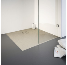 Extraflache Duschwanne Schulte Plan ExpressPlus EP216090 172 90x90x4 cm sand