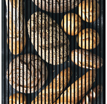 Verschiedene Brotsorten auf dunklem Untergrund