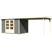 Gartenhaus mit Anbau aus Holz