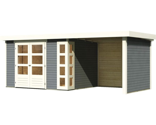 Holzgartenhaus mit Doppeltür und Fensterelement