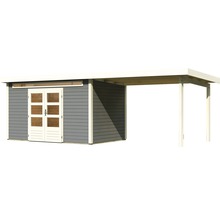 Gartenhaus mit Vordach und Doppeltür