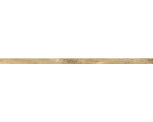 Steinzeug Sockelfliese Sherwood/Blade natur clair 6x150 cm Holzfußbodenstruktur für den Innenausbau