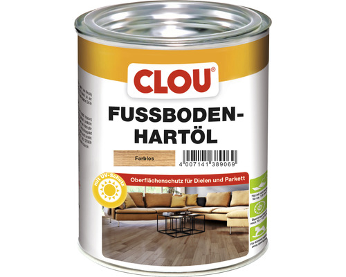 CLOU Fußboden Hartöl farblos 750 ml CLOU Fußboden Hartöl farblos 750 ml