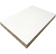 Spanplatte beschichtet Platte foliert weiß 2650,0 x 1032,0 x 16,0 mm-thumb-1