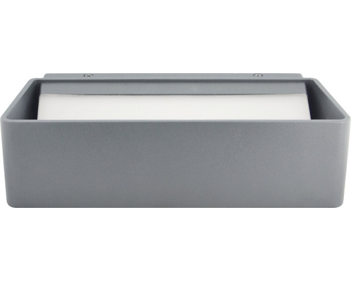 Graue Außenwandleuchte