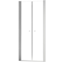 Pendeltüre für Nische Schulte ExpressPlus Garant 2.0 900x2000 mm Echtglas Klar hell aluminium