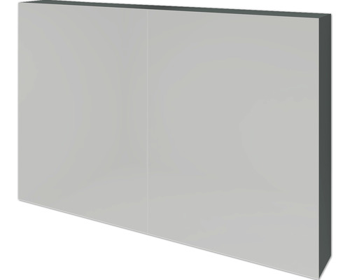 Spiegelschrank Sanox 2-türig 100x13x65 cm petrol