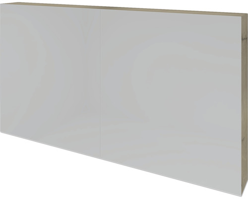 Spiegelschrank Sanox 2-türig 120x13x65 cm französiche Eiche