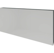 Spiegelschrank Sanox 3-türig 140x13x65 cm petrol