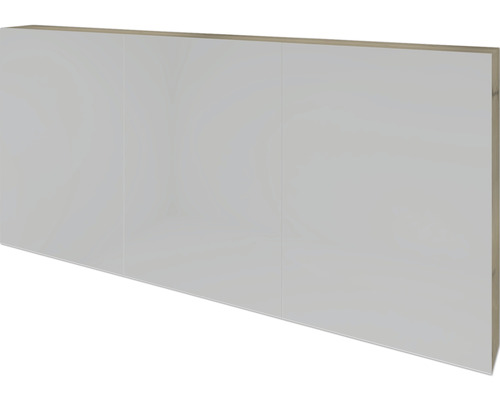 Spiegelschrank Sanox 3-türig 140x13x65 cm französiche Eiche