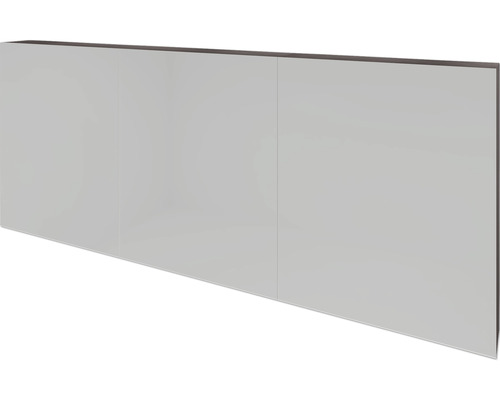 Spiegelschrank Sanox 3-türig 160x12x65 cm beton anthrazit