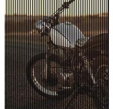 Motorrad mit Speichenrädern und Lenker