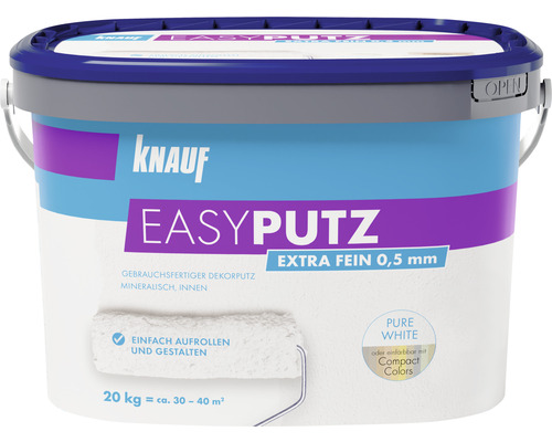 Knauf Easyputz gebrauchsfertiger Dekorputz im Eimer, 20 kg