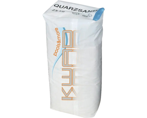 Sack Quarzsand mit 25 Kilogramm Füllmenge