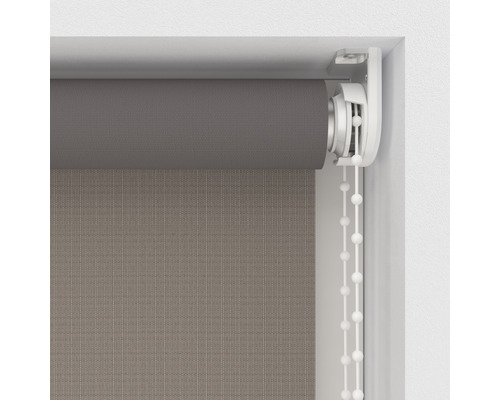 Innenrollo mit Kettenzug zur Fensterdekoration und Beschattung