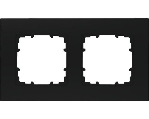 Abdeckrahmen 2-fach Siemens Delta unterputz schwarz (5TG1112-0SB) Abdeckrahmen 2-fach Siemens Delta unterputz schwarz (5TG1112-0SB)