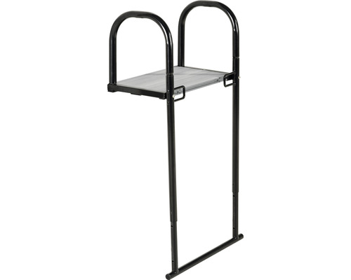 Badezimmer-Einstiegshilfe mit Haltegriff und Plattform für mehr Sicherheit im Badezimmer.