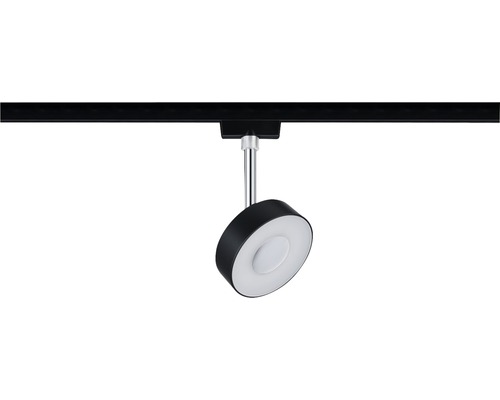 Schienenstrahler an schwarzer Schiene