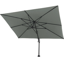 Rechteckiger Sonnenschirm mit Mast und Streben
