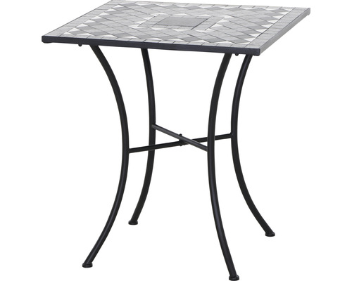 Bistrotisch Siena Garden Como 64 x 64 x 71 cm schwarz