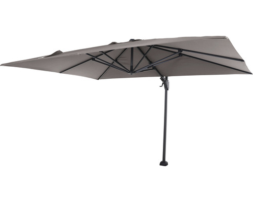 Rechteckiger Sonnenschirm mit Ständer für den Außenbereich