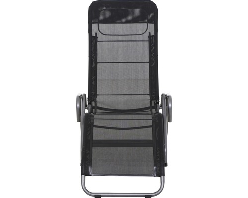 Gartensessel mit verstellbarer Rückenlehne und Netzbezug