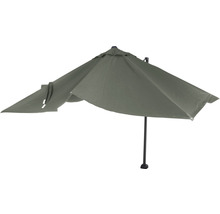 Halbierter Sonnenschirm mit Ständer