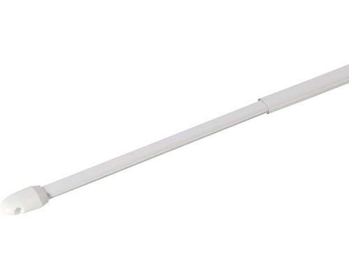 Vitragestange simple weiß 30-50 cm Ø 10 mm 2 Stk. Gardinenstange ausziehbar