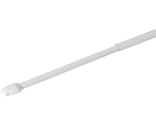 Vitragestange simple weiß 80-150 cm Ø 10 mm 2 Stk.