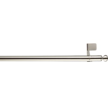 Gardinenstange mit Halterung und Endknopf