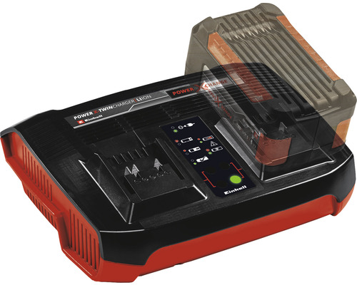 Einhell Power X-Twincharger für Lithium-Ionen-Akkus mit Ladeanzeige