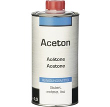 Aceton im Behälter, ein Reinigungsmittel zum Reinigen, Entfetten und Lösen