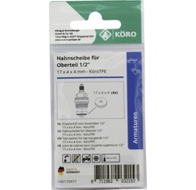 Hahnscheibe für Oberteil, 1/2 Zoll, 17 x 4 x 4 Millimeter