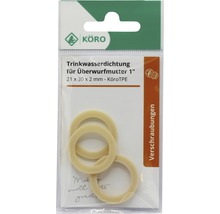 TPE-Ring Köro 21x30x2 mm 70 Sh.A für Verschraubung 1/2"