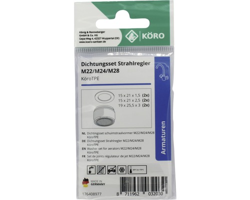 Dichtungsset Strahlregler M22/M24/M28