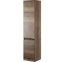 Hochschrank aus Holz mit Schublade für das Badezimmer