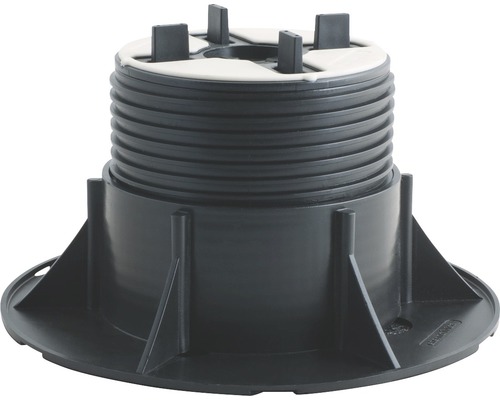Stelzlager SH4 90-160 mm 4 mm Fuge Pack = 10 St inkl. 5 Blockierknöpfe Verstellfuß für Terrassenplatten zur Höhenanpassung