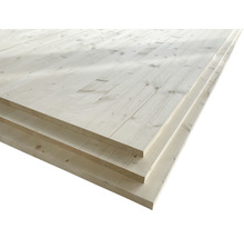 Massivholzplatte Platte geschliffen holz naturbelassen 2500 x 1230 x 18 mm-thumb-0