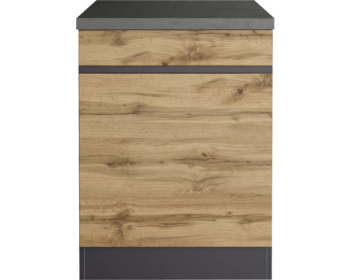 Küchenunterschrank mit Holzeffektfront