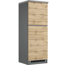 Hochschrank mit zwei Türen und Belüftungsgitter