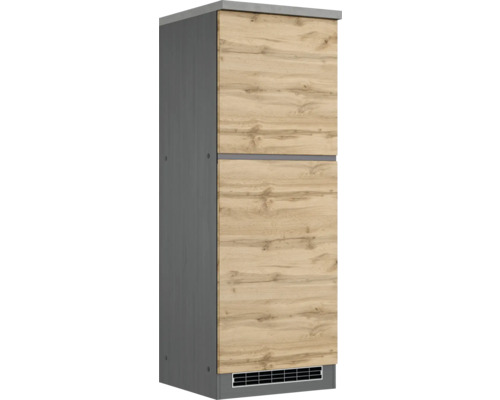 Hochschrank mit zwei Türen und Belüftungsgitter