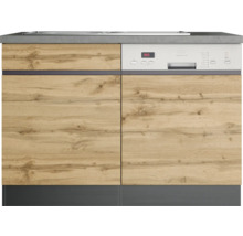 Geschirrspüler mit Holzfront in Küchenzeile